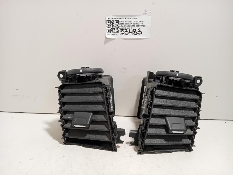 Griglia Condotto ARIA Cruscotto Centrale JK21V0018B08JK21V0018B09 Ford Transit Custom I 2013