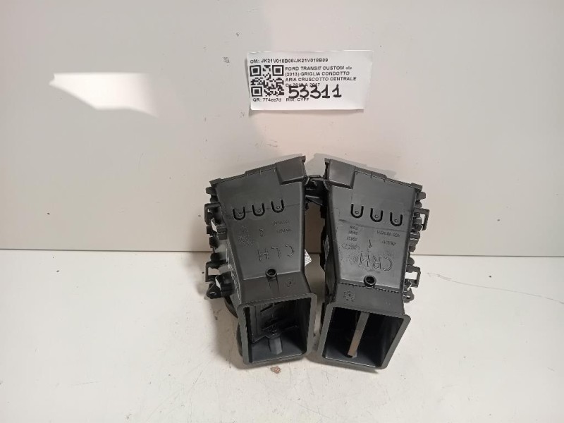 Griglia Condotto ARIA Cruscotto Centrale JK21V018B08JK21V018B09 Ford Transit Custom I 2013