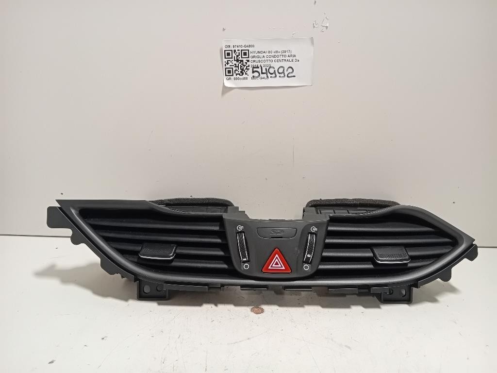 Griglia Condotto ARIA Cruscotto Centrale 97410-G4800 Hyundai I30 III 2017