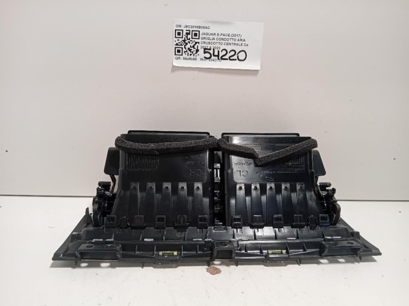 Griglia Condotto ARIA Cruscotto Centrale J9C3018B08AD Jaguar E-pace 2017
