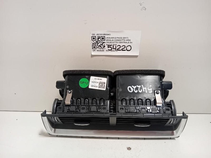 Griglia Condotto ARIA Cruscotto Centrale J9C3018B08AD Jaguar E-pace 2017
