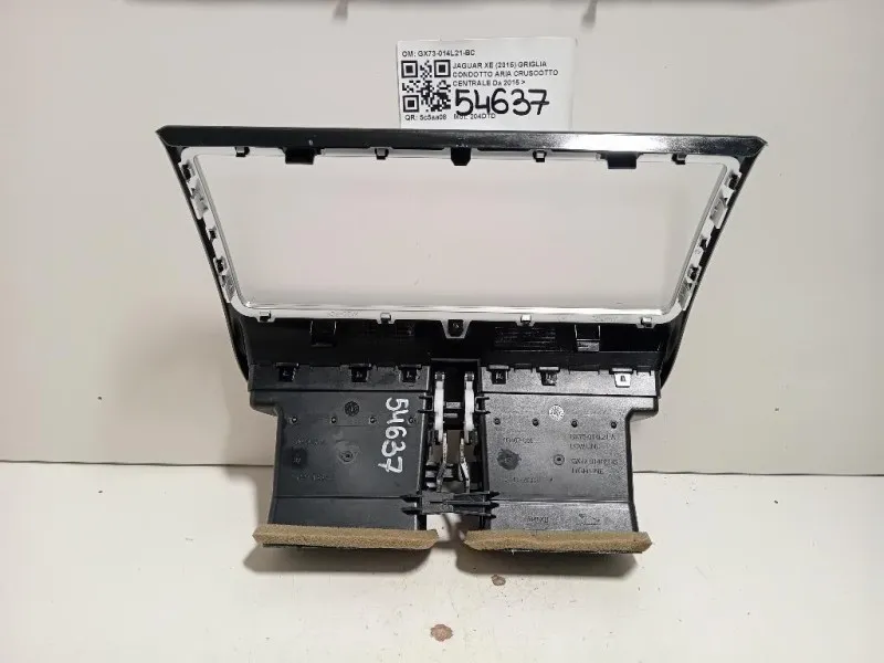 Griglia Condotto ARIA Cruscotto Centrale GX73-014L21-BC Jaguar XE 2015