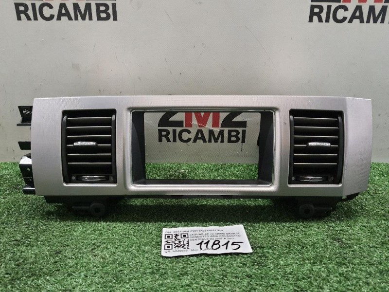 Griglia Condotto ARIA Cruscotto Centrale 8X2319K617AH 8X2319K617BH Jaguar XF I 2008