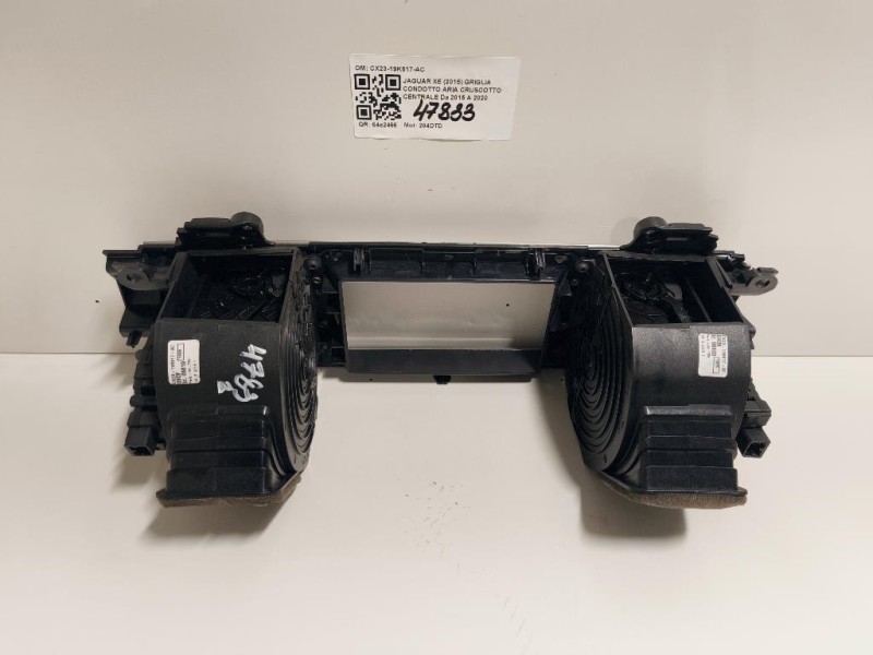Griglia Condotto ARIA Cruscotto Centrale CX23-19K617-AC Jaguar XF I 2011