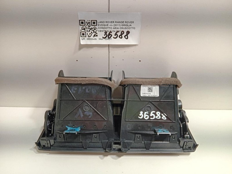 Griglia Condotto ARIA Cruscotto Centrale BJ32-014L21-DB Land Rover Range Rover Evoque I 2011