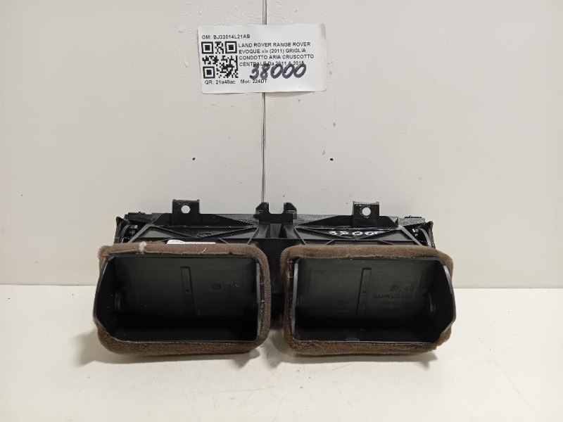 Griglia Condotto ARIA Cruscotto Centrale BJ32014L21AB Land Rover Range Rover Evoque I 2011