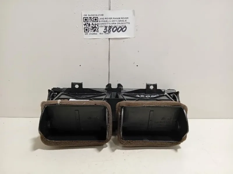 Griglia Condotto ARIA Cruscotto Centrale BJ32014L21AB Land Rover Range Rover Evoque I 2011