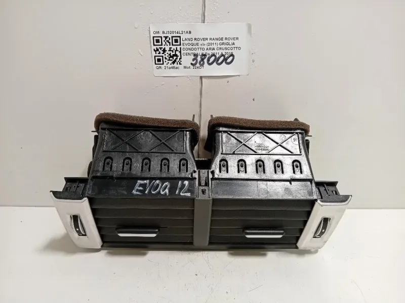 Griglia Condotto ARIA Cruscotto Centrale BJ32014L21AB Land Rover Range Rover Evoque I 2011