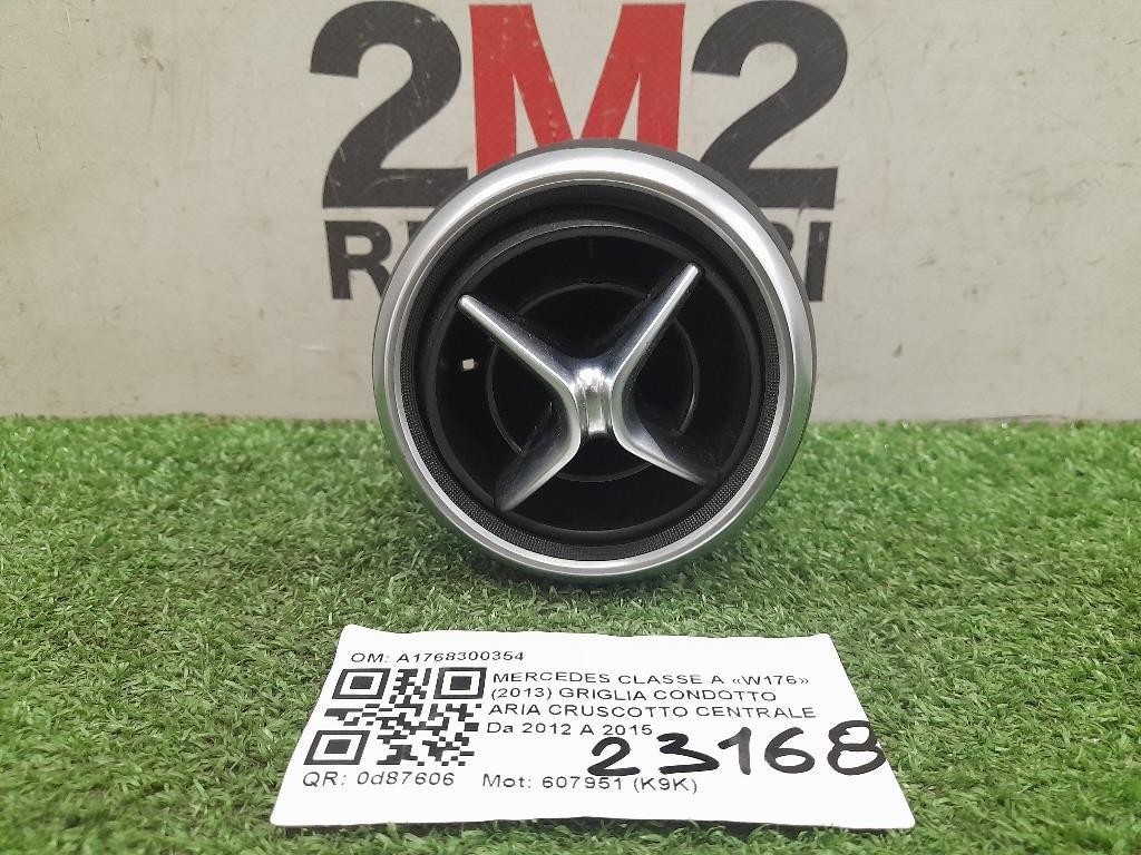 Griglia Condotto ARIA Cruscotto Centrale A1768300354 Mercedes Classe A W176 2013