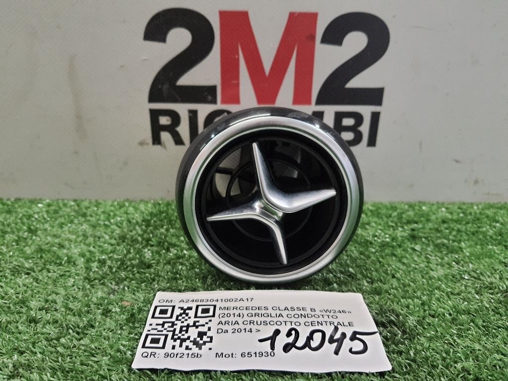 Griglia Condotto ARIA Cruscotto Centrale A24683041002A17 Mercedes Classe B W246 2014