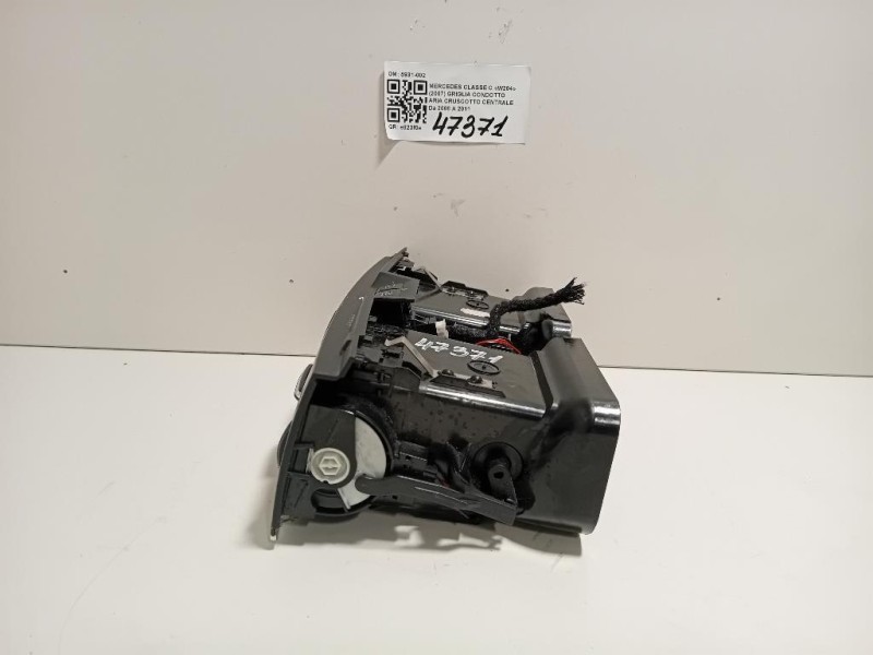 Griglia Condotto ARIA Cruscotto Centrale 5931-002 Mercedes Classe C W204 2007