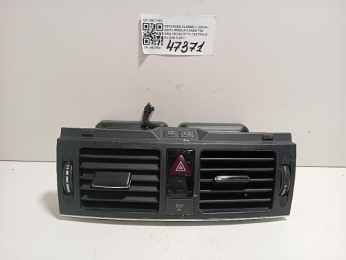 Griglia Condotto ARIA Cruscotto Centrale 5931-002 Mercedes Classe C W204 2007