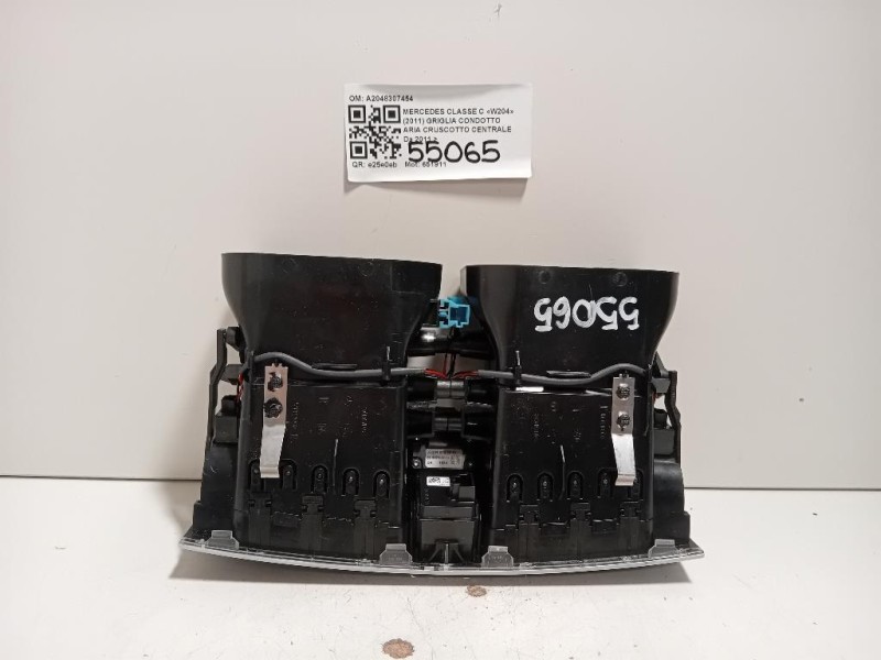 Griglia Condotto ARIA Cruscotto Centrale A2048307454 Mercedes Classe C W204 2011
