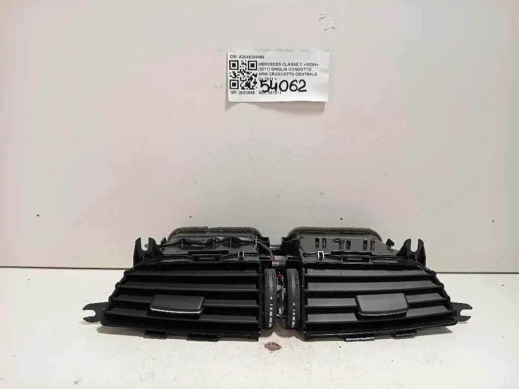 Griglia Condotto ARIA Cruscotto Centrale A2048308454 Mercedes Classe C W204 2011