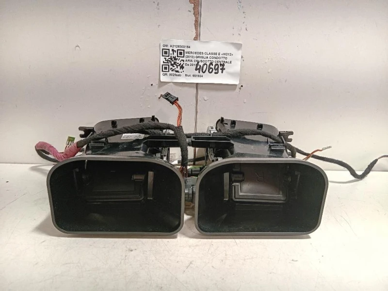 Griglia Condotto ARIA Cruscotto Centrale A2128303154 Mercedes Classe E W212 2013