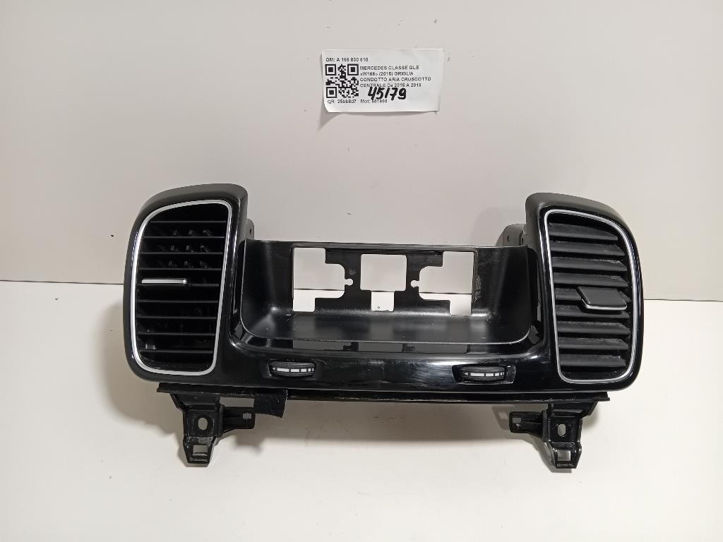 Griglia Condotto ARIA Cruscotto Centrale A 166 830 610 Mercedes Classe GLE W166 2015