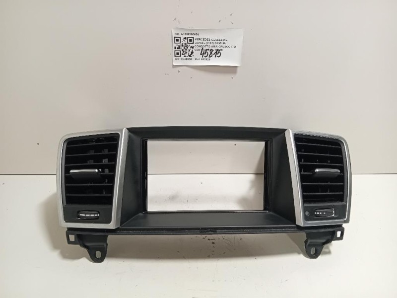 Griglia Condotto ARIA Cruscotto Centrale A1668300654 Mercedes Classe ML W166 2012