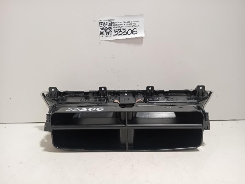 Griglia Condotto ARIA Cruscotto Centrale A2218300954 Mercedes Classe S W221 2006