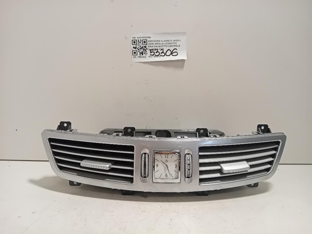 Griglia Condotto ARIA Cruscotto Centrale A2218300954 Mercedes Classe S W221 2006