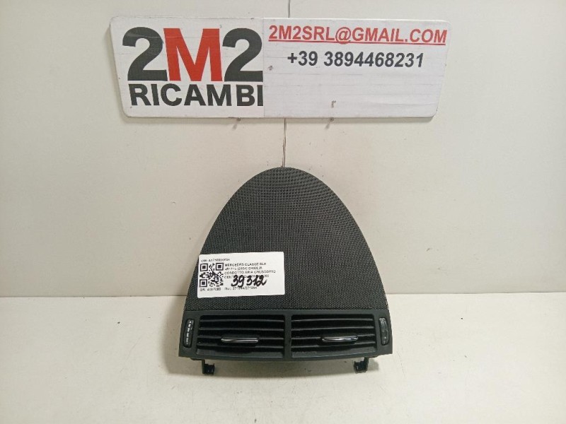 Griglia Condotto ARIA Cruscotto Centrale A1718300854 Mercedes Classe SLK R171 2004