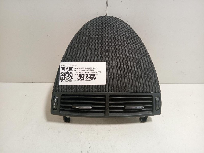 Griglia Condotto ARIA Cruscotto Centrale A1718300854 Mercedes Classe SLK R171 2004