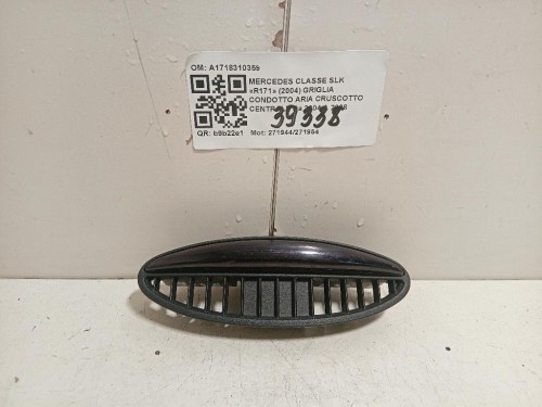 Griglia Condotto ARIA Cruscotto Centrale A1718310359 Mercedes Classe SLK R171 2004
