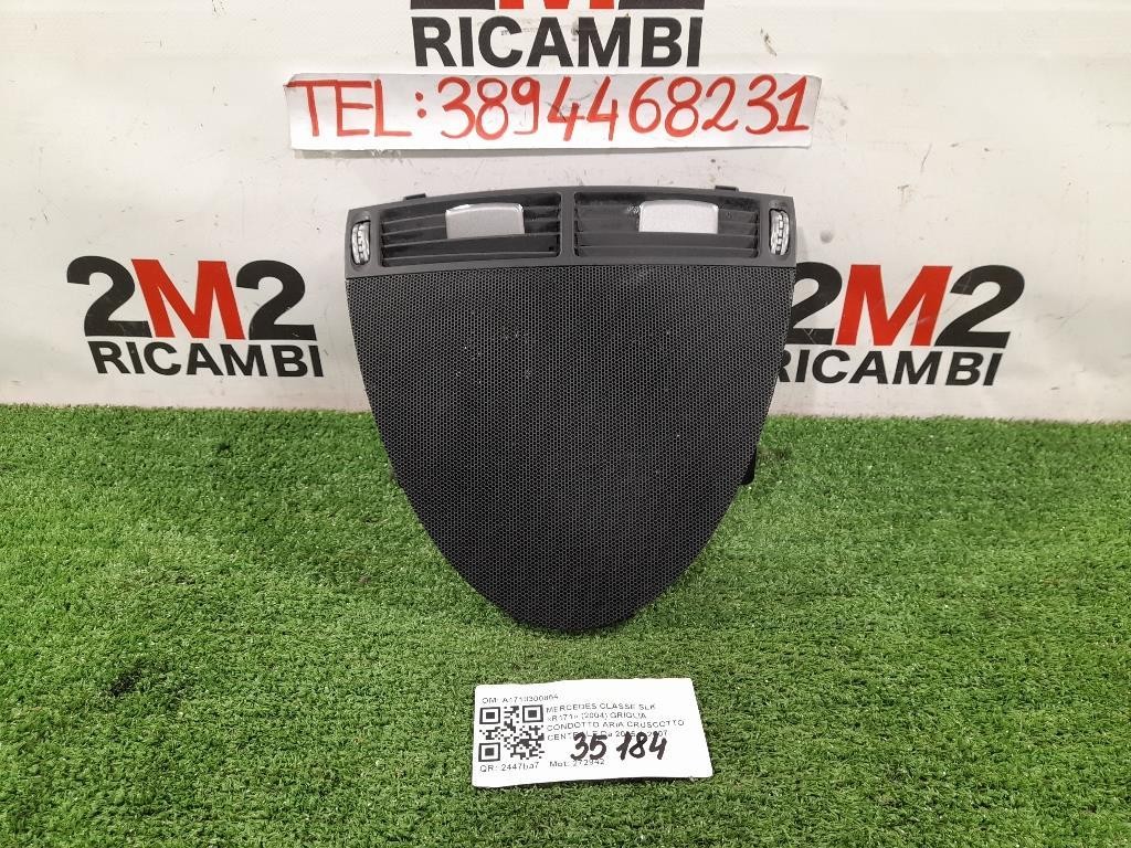 Griglia Condotto ARIA Cruscotto Centrale A1718300854 Mercedes Classe SLK R171 2004