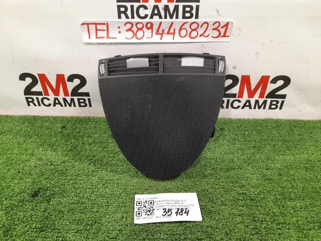 Griglia Condotto ARIA Cruscotto Centrale A1718300854 Mercedes Classe SLK R171 2004
