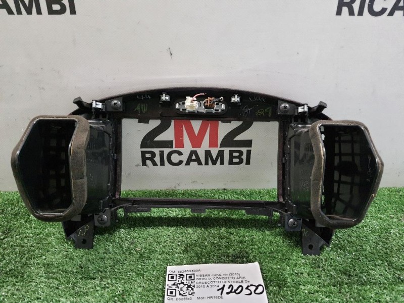 Griglia Condotto ARIA Cruscotto Centrale 68260BX80A Nissan JUKE I 2010