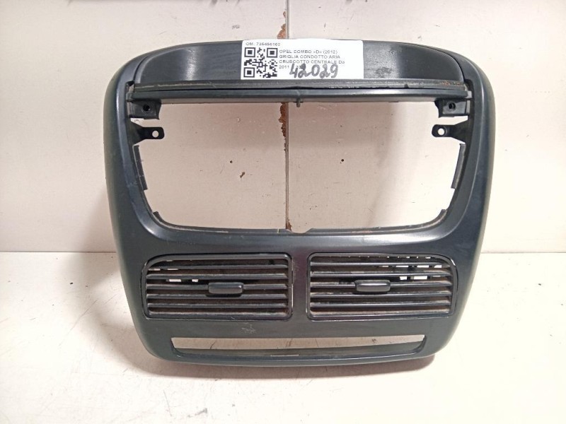 Griglia Condotto ARIA Cruscotto Centrale 735456163 Opel Combo D 2012