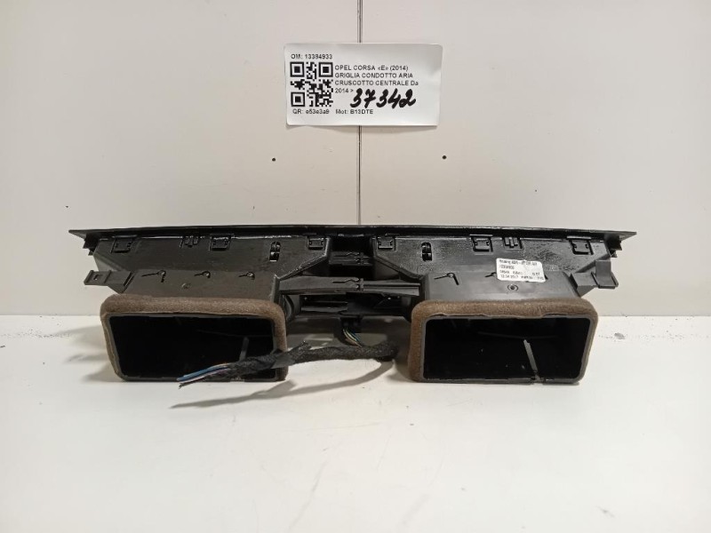 Griglia Condotto ARIA Cruscotto Centrale 13384933 Opel Corsa E 2014