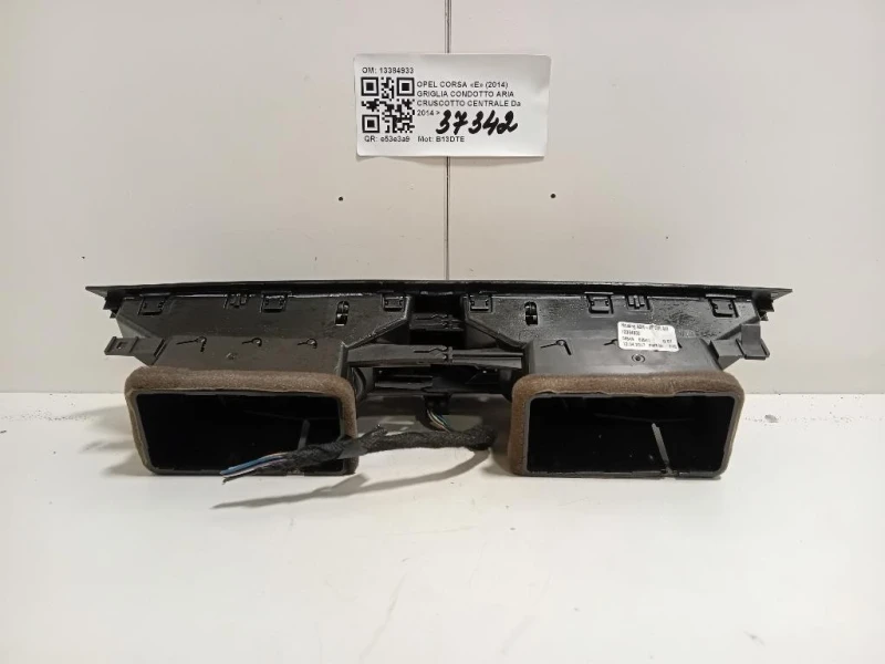 Griglia Condotto ARIA Cruscotto Centrale 13384933 Opel Corsa E 2014