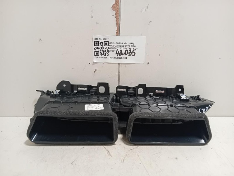 Griglia Condotto ARIA Cruscotto Centrale 39198627 Opel Corsa F 2019