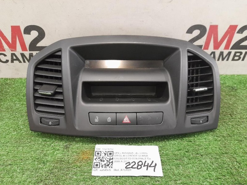 Griglia Condotto ARIA Cruscotto Centrale 13274792 13233977F Opel Insignia A 2009