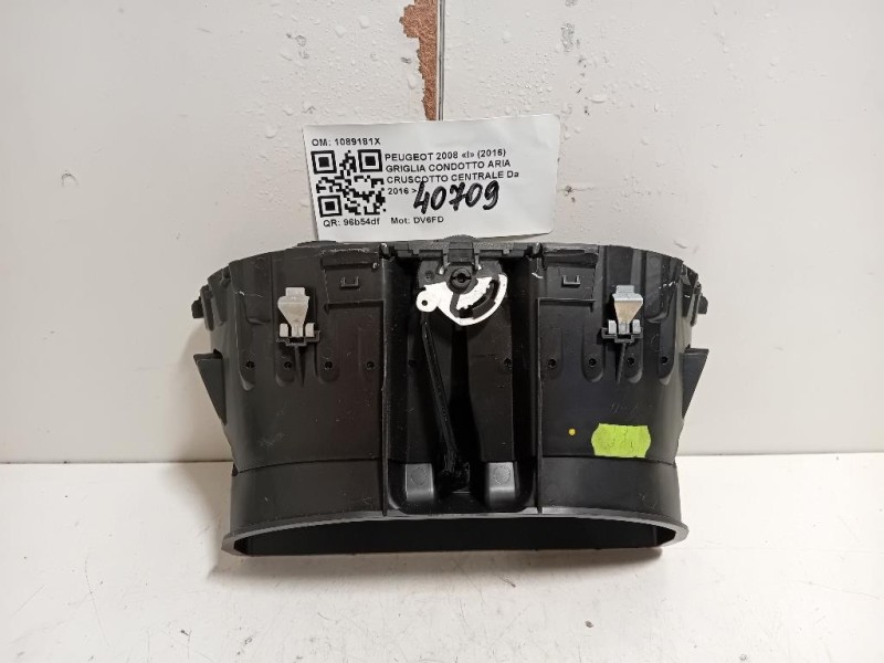 Griglia Condotto ARIA Cruscotto Centrale 1089181X Peugeot 2008 I 2016
