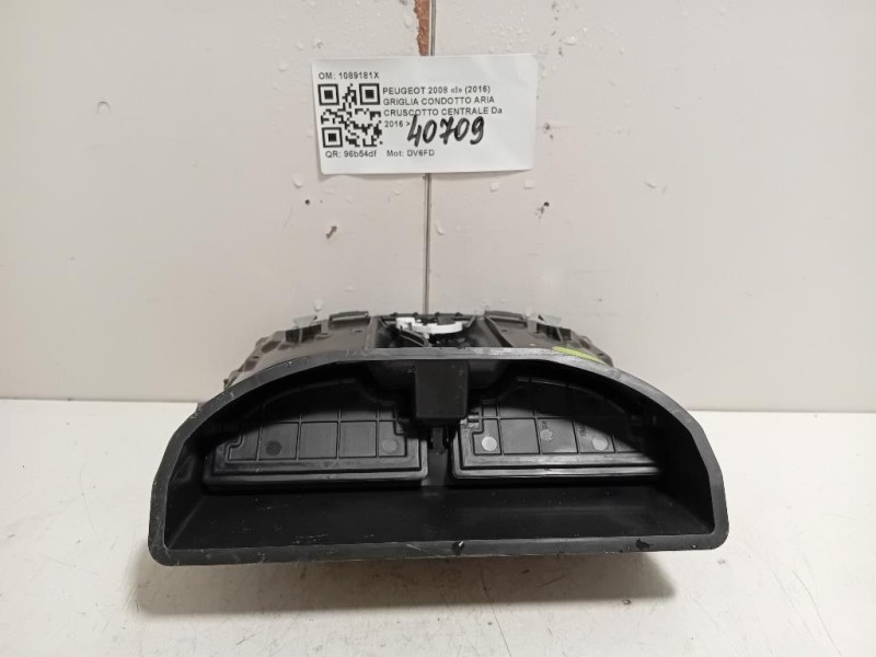 Griglia Condotto ARIA Cruscotto Centrale 1089181X Peugeot 2008 I 2016