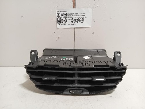 Griglia Condotto ARIA Cruscotto Centrale 1089181X Peugeot 2008 I 2016