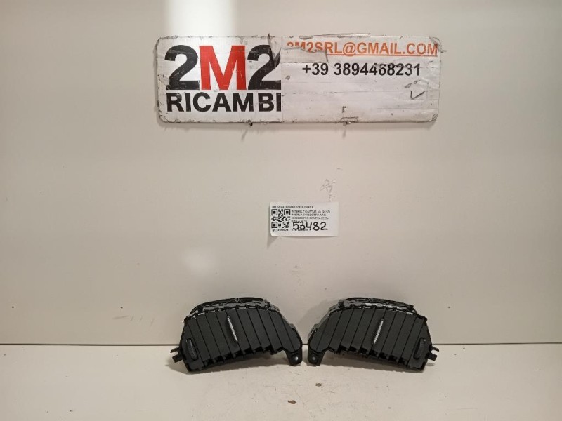 Griglia Condotto ARIA Cruscotto Centrale 0022760900227610 DX+SX Renault Captur I 2017