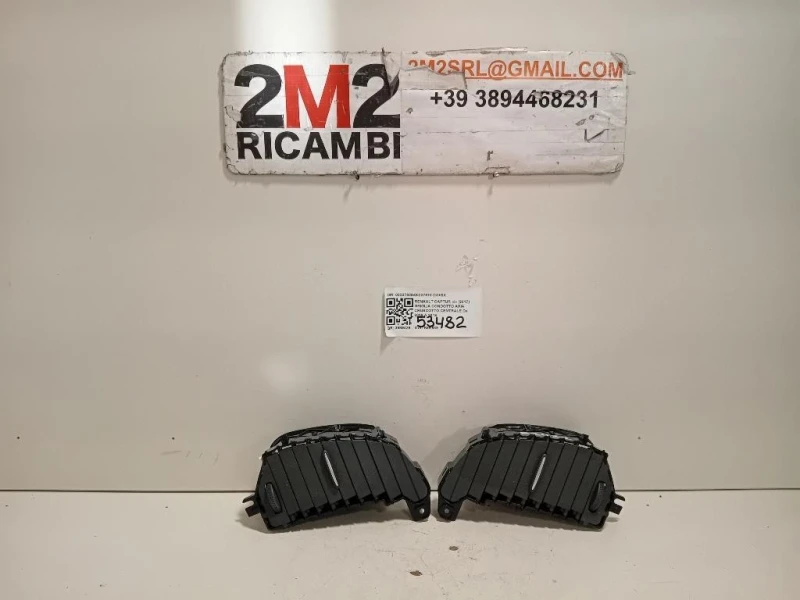 Griglia Condotto ARIA Cruscotto Centrale 0022760900227610 DX+SX Renault Captur I 2017