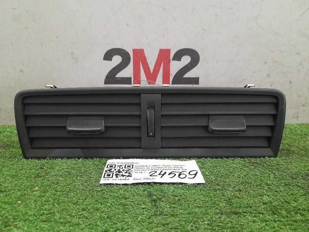Griglia Condotto ARIA Cruscotto Centrale 6V0820951C Skoda Fabia NJ3 2018