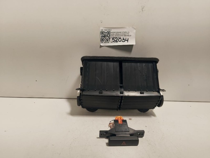 Griglia Condotto ARIA Cruscotto Centrale 73821-65J2 Suzuki Grand Vitara II 2005