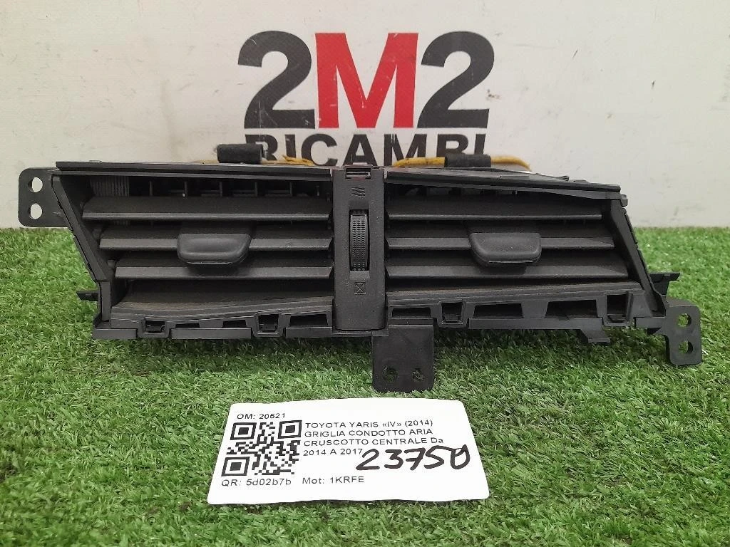 Griglia Condotto ARIA Cruscotto Centrale 20521 Toyota Yaris IV 2014