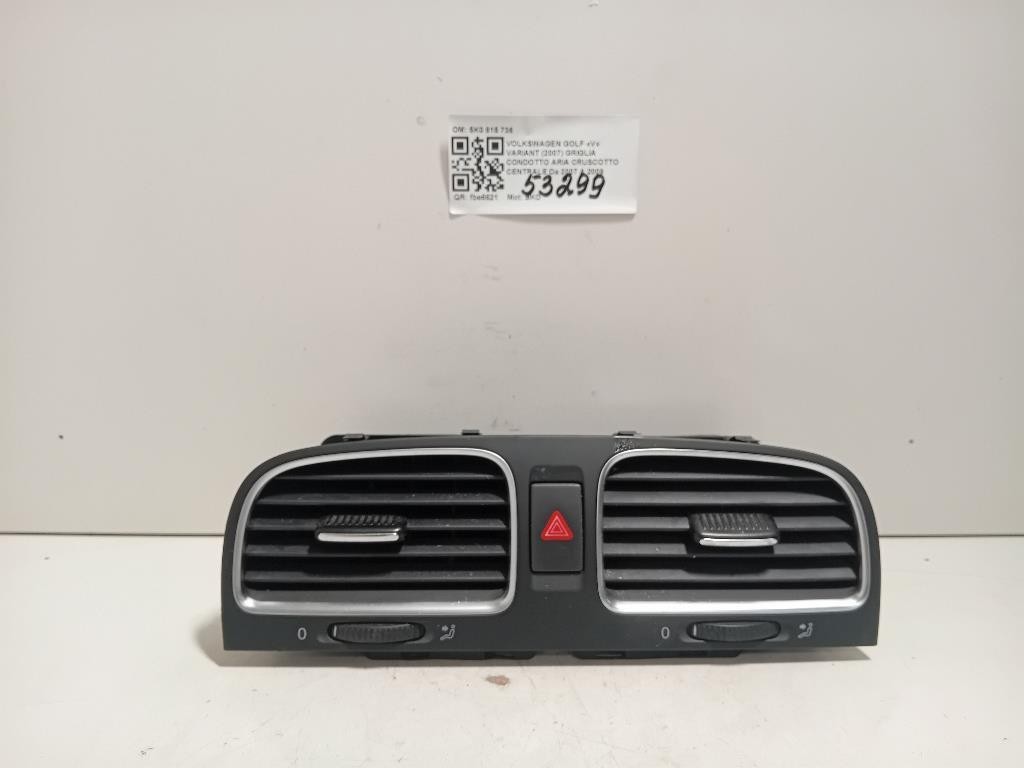 Griglia Condotto ARIA Cruscotto Centrale 5K0 815 736 Volkswagen GOLF V Variant 2007