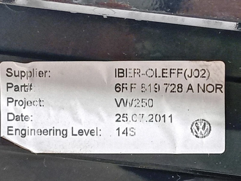 Griglia Condotto ARIA Cruscotto Centrale 6FF 819 728 Volkswagen POLO VI 2009
