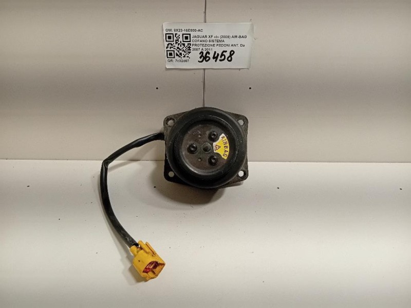 Air-bag Cofano Sistema Protezione Pedoni ANT 8X23-16E600-AC Jaguar XF I 2008
