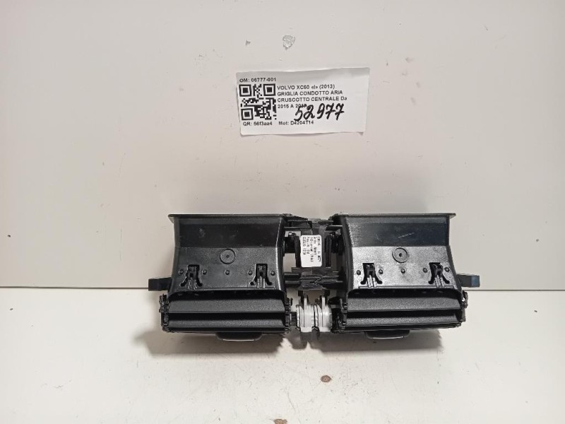 Griglia Condotto ARIA Cruscotto Centrale 06777-001 Volvo XC60 I 2013