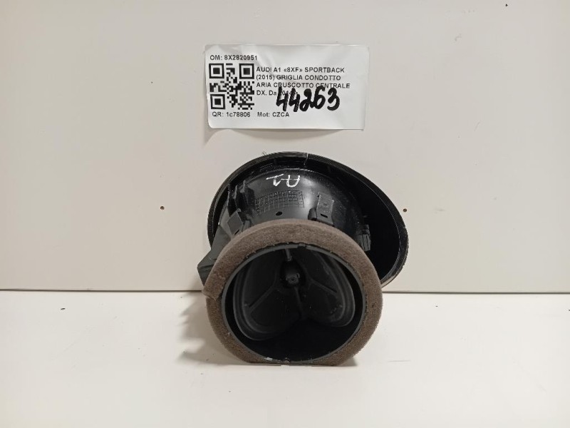 Griglia Condotto ARIA Cruscotto Centrale DX 8X2820951 Audi A1 8XF Sportback 2015