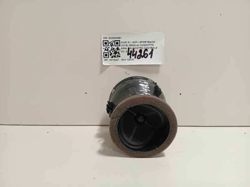 Griglia Condotto ARIA Cruscotto Centrale DX 8X2820951 Audi A1 8XF Sportback 2015