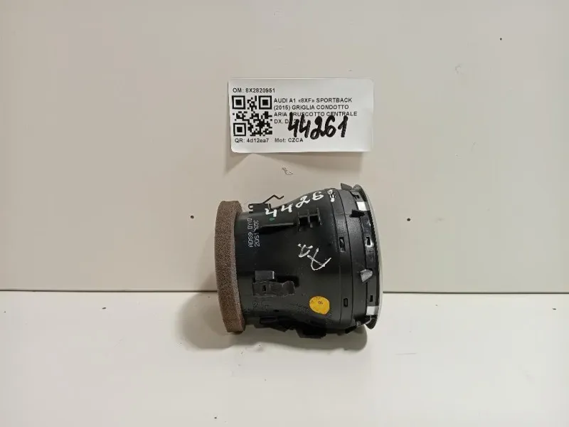 Griglia Condotto ARIA Cruscotto Centrale DX 8X2820951 Audi A1 8XF Sportback 2015