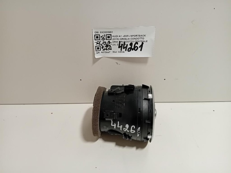 Griglia Condotto ARIA Cruscotto Centrale DX 8X2820951 Audi A1 8XF Sportback 2015